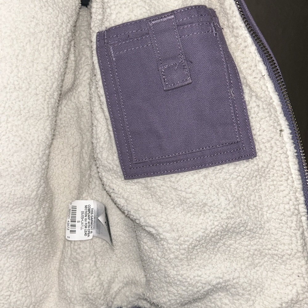 Blue Mountain, Small, Lilac Purple Hooded Coat - Picture 5 of 7